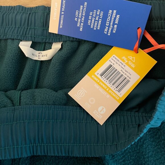 Wild Rye Danner High-Pile Fleece Jogger, size XL, color pine - Picture 4 of 10